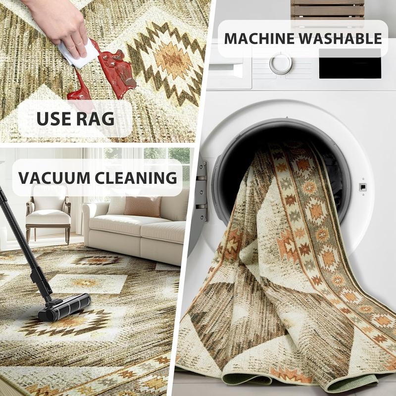 Vintage Moroccan long rug