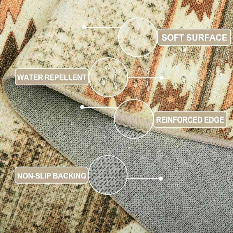 Vintage Moroccan long rug