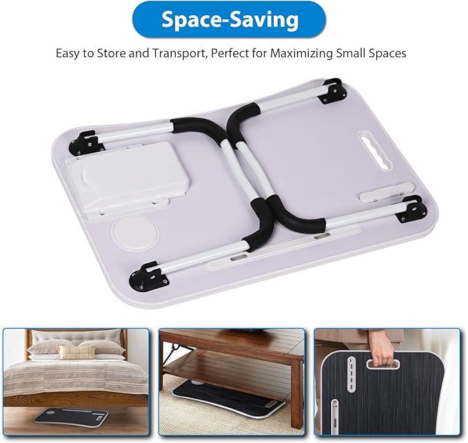 Portable bedside table( Convenient storage )