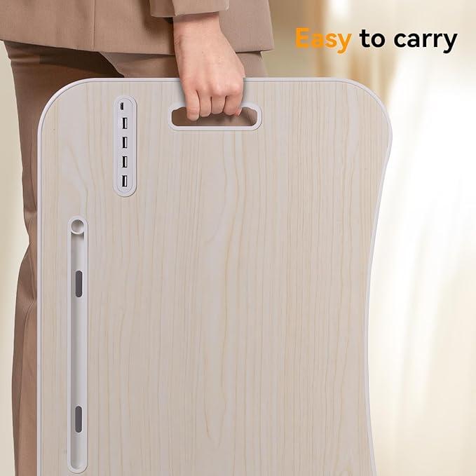 Portable bedside table( Convenient storage )