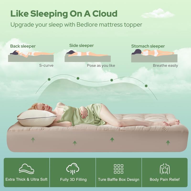 Fluffy Deluxe Mattress Toppers