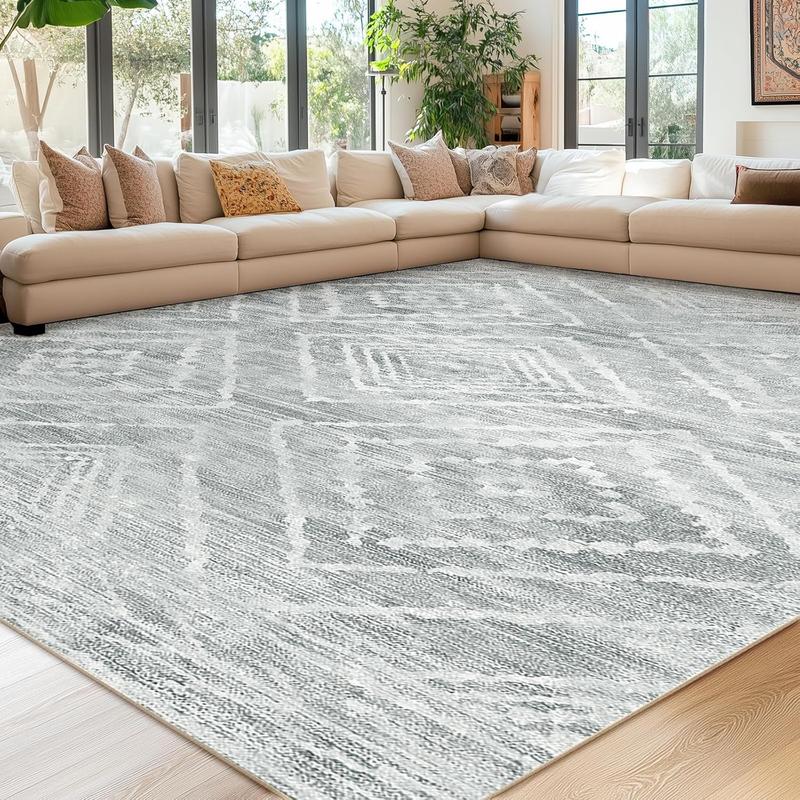 Vintage Moroccan long rug